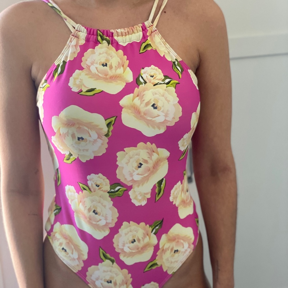 Floral swim suit
